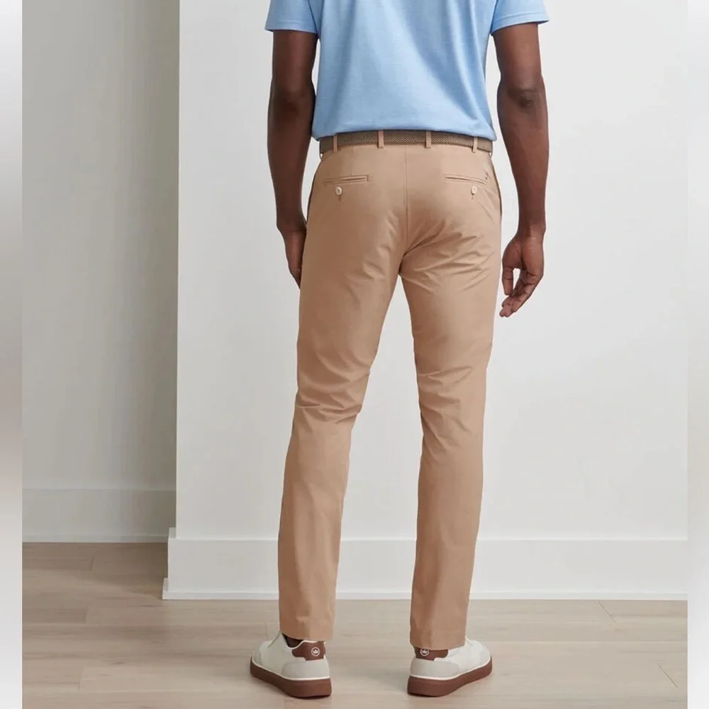 Men’s Peter Millar Surge Performance Trouser- Tan- 33X28